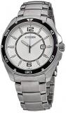 Citizen White Dial Quartz Men's Watch BK2520-53A