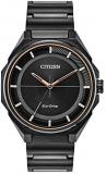 Citizen Men's Drive Quartz Stainless Steel Strap, Black, 22 Casual Watch (Model: BJ6535-51E)