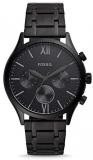 Fossil Fenmore Midsize Multifunction Black Stainless Steel Watch BQ2365