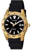 Citizen Men's Stainless Steel Japanese Quartz Polyurethane Strap, Black, 22 Casual Watch (Model: BI1043-01E)