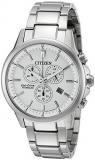Citizen Eco-Drive Men's 'Titanium' Quartz Casual Watch, Color: Silver-Toned (Model: AT2340-56A)