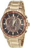 Citizen Men's PCAT Quartz Sport Watch with Stainless Steel Strap, Rose Gold, 22.3 (Model: CB5896-54X)