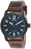 Citizen Men's Chandler BM8478-01L Black Leather Japanese Quartz Fashion Watch