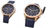 Fossil Unisex Flynn Pilot Multifunction Rose Gold-Tone Stainless Steel Watch BQ2186SET
