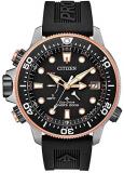 Citizen Promaster Aqualand BN2037-03E Mens Black Polyurethane Band Black Quartz Dial Watch