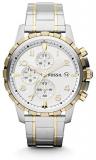 Fossil Men's Dean Stainless Steel Chronograph Dress Quartz Watch
