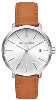 Michael Kors Mens Analogue Quartz Watch with Leather Strap MK8673