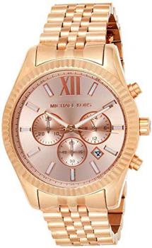 Michael Kors Oversize Rose Golden Stainless Steel Lexington Chronograph Women's watch #MK8319