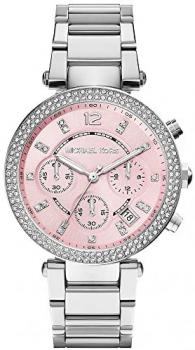 Michael Kors Women's Chronograph Parker Stainless Steel Bracelet Watch 39mm Mk6105