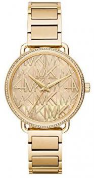 Michael Kors Women's Portia Gold Tone Stainless Steel Watch MK3886
