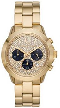 Michael Kors Women's Bradshaw Chronograph Gold-Tone Stainless Steel Watch MK6569