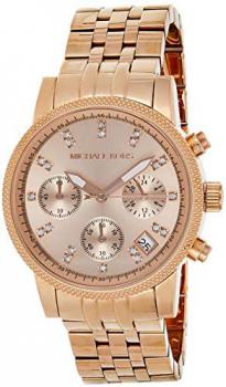 Michael Kors Women's Ritz Rose Gold-Tone Watch MK6077
