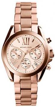 Michael Kors Mini Bradshaw Stainless Steel 36mm Chronograph Watch