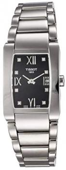 Tissot T0073091105600 Women's T0073091105600 T-Trend Generosi-T Black Dial Stainless Steel Watch