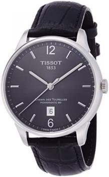 Tissot Men's T0994071644700 Chemin Des Tourelles Powermatic 81 Analog Display Swiss Automatic Black Watch