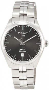 Tissot T101.410.44.061.00 Men's Watch PR 100 Silver 39mm Titanium