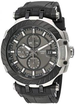 Tissot Mens T-Race Swiss Automatic Stainless Steel Sport Watch (Model: T1154272706100)