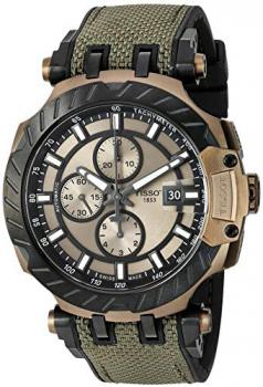 Tissot Mens T-Race Swiss Automatic Stainless Steel Sport Watch (Model: T1154273709100)