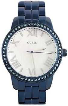 GUESS W0444L4 Blue-Tone Mother-of-Pearl Dial Glits Women's Watch