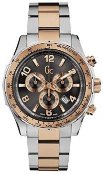 Guess Collection X51004G5S 44mm Multicolor Steel Bracelet &amp; Case Synthetic Sapphire Men's Watch