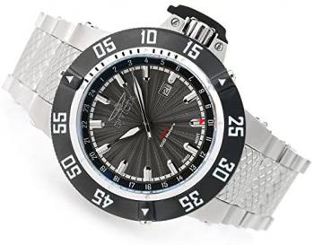 Invicta Men's Subaqua Swiss-Quartz Watch with Stainless-Steel Strap, Silver, 29 (Model: 21726)