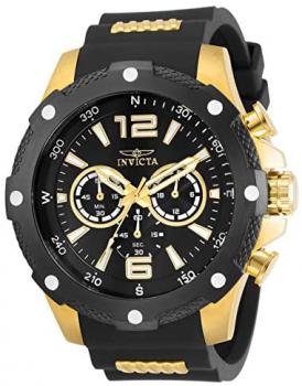 Invicta I-Force Men 50mm Stainless Steel Gold Black dial Quartz, 30769