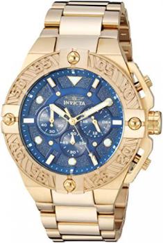 Invicta Men's Pro Diver Quartz Watch with Stainless-Steel Strap, Gold, 27 (Model: 25829)