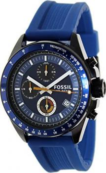 Fossil Men's Decker CH2879 Blue Chronograph Analog Watch