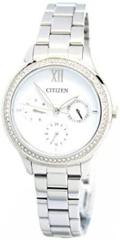 Citizen Quartz White Dial Stainless Steel Ladies Watch ED8150-53A