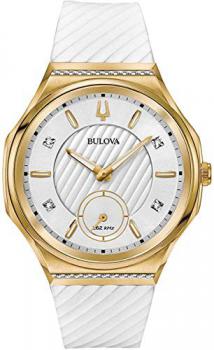 Bulova Curv Rubber Ladies Watch 98R237