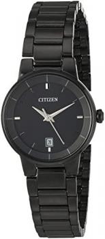 Citizen Women's ' Quartz Stainless Steel Casual Watch, Color:Black (Model: EU6017-54E)