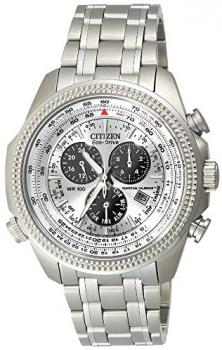 Mens Watch Citizen BL5400-52A Eco-Drive Perpetual Calendar Alarm Chronograph Wh