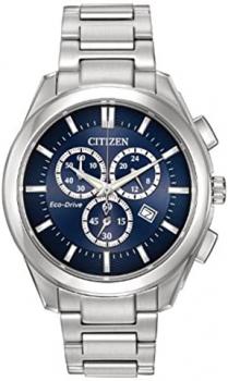 Citizen Men's Eco Drive Sport Blue Stainless Steel Watch