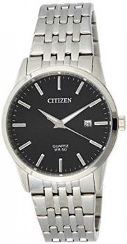 Citizen Classic Quartz Black Dial Mens Watch BI5000-87E