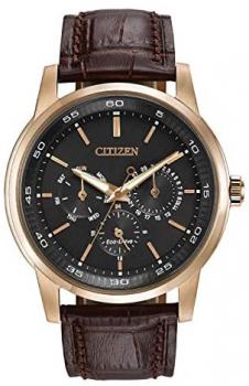Citizen Eco-Drive Solar Quartz Black Dial Mens Watch BU2013-08E