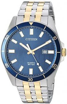 Citizen Men's ' Quartz Stainless Steel Casual Watch, Color:Two Tone (Model: BI5054-53L)