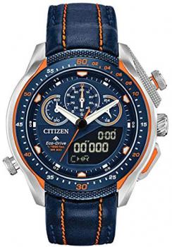 Men's Citizen Eco-Drive Promaster SST Blue Leather Strap Watch JW0139-05L