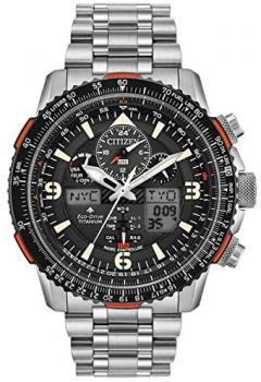 Men's Citizen Eco-Drive Promaster Skyhawk A-T Chronograph Titanium Watch JY8108-53E