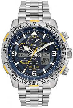 Men's Citizen Eco-Drive Promaster Blue Angels Skyhawk A-T Titanium Watch JY8101-52L