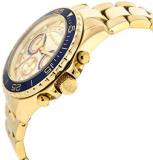 Michael Kors Everest Chronograph Blue Gold Tone Mens Watch MK5792