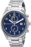 Michael Kors Men's Analog-Quartz Watch with Stainless-Steel Strap, Silver, 21 (Model: MK8574)