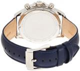 Michael Kors Men's Gage Stainless Steel Quartz Leather Strap, Blue, 22 Casual Watch (Model: MK8617)