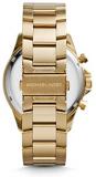 Michael Kors Gage Chronograph Black Dial Gold-Tone Mens Watch MK8361