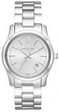 Michael Kors Women's Runway Three Hand Silver Stainless Steel Watch MK6332