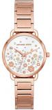Michael Kors Women's Portia Analog-Quartz Watch with Stainless-Steel Strap, Rose Gold, 14 (Model: MK3841)