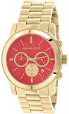 Michael Kors Women's Runway Gold/Vibrant Orange