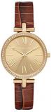 Michael Kors Women's Maci Three-Hand Gold-Tone Stainless Steel Watch MK2765
