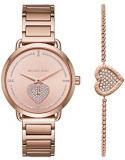 Michael Kors Women's Portia Three-Hand Rose Gold-Tone Stainless Steel Watch MK4468