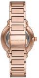 Michael Kors Women's Portia Three-Hand Rose Gold-Tone Stainless Steel Watch MK4468