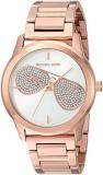 Michael Kors Women's Analog-Quartz Watch with Stainless-Steel Strap, Rose Gold, 19 (Model: MK3673)
